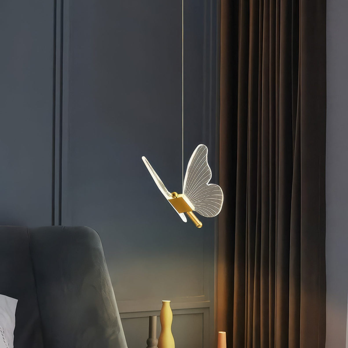 LED Butterfly Pendant Light - image 5 view 5
