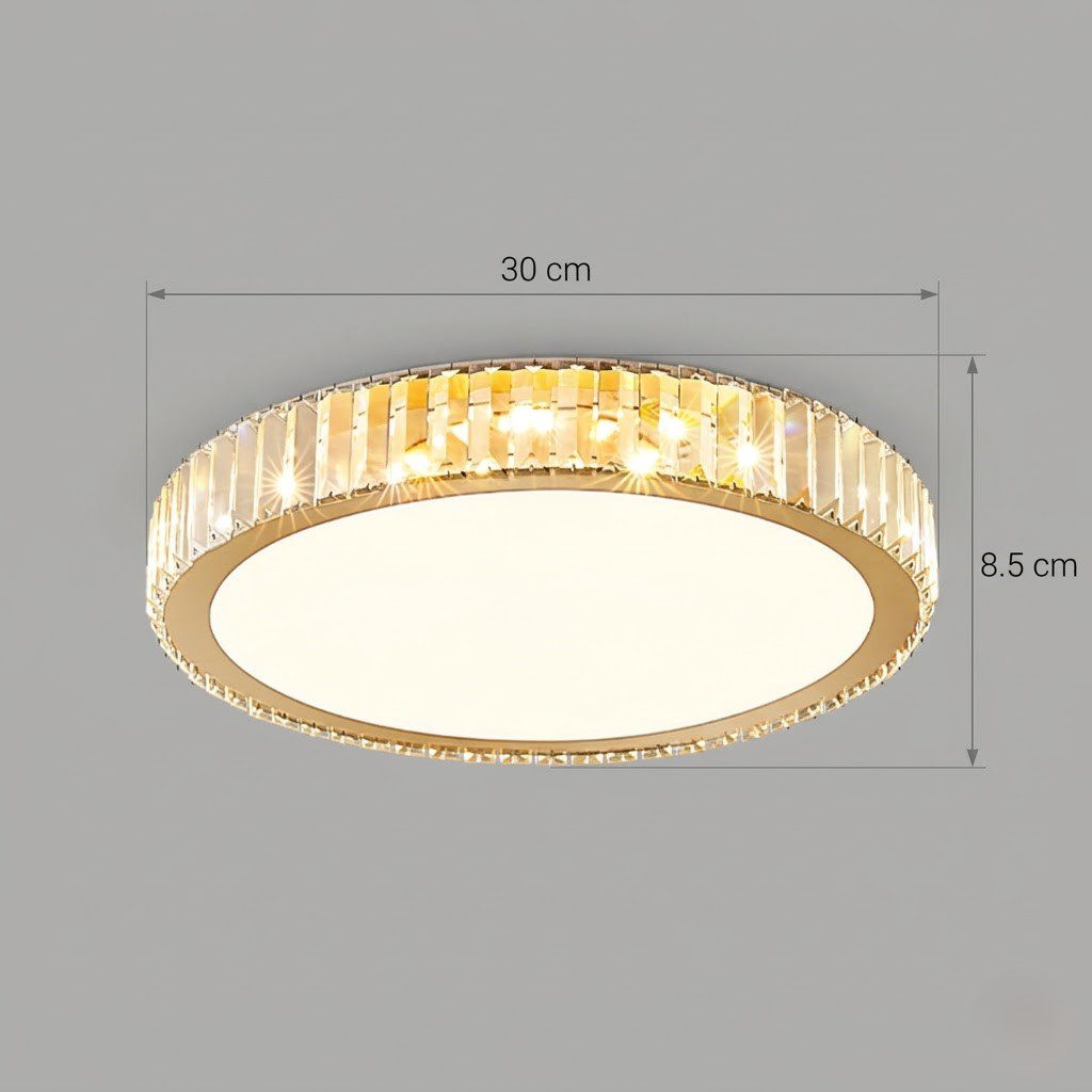 LED Crystal Ceiling Light view 4