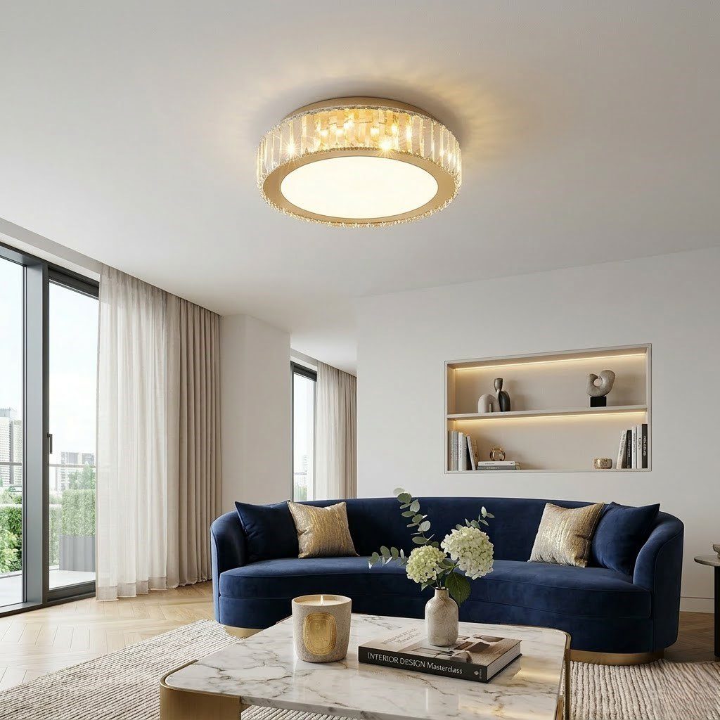 LED Crystal Ceiling Light view 6