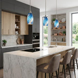Light Blue Pendant Light view 2