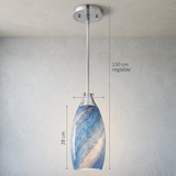 Light Blue Pendant Light view 7