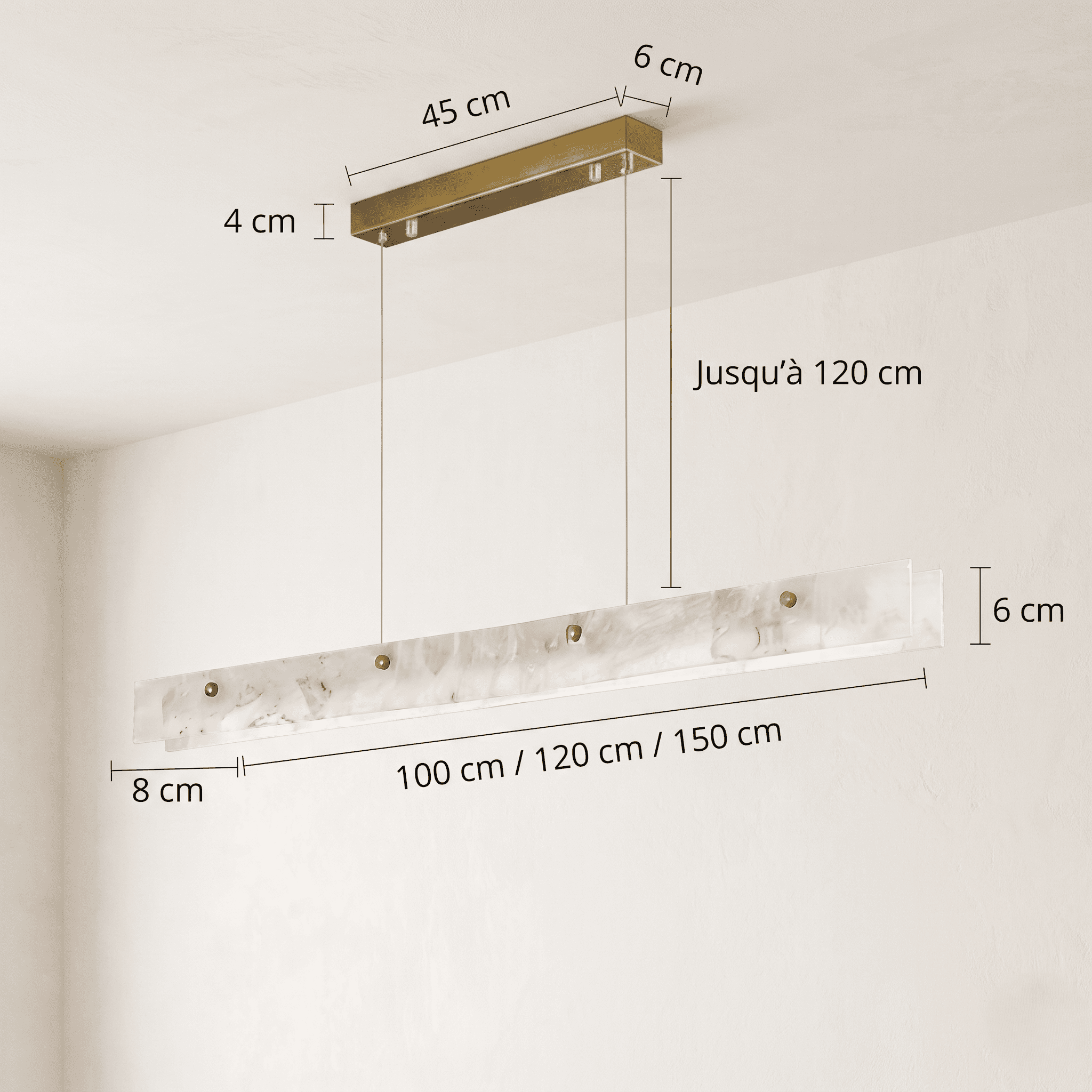 Linear Pendant Light view 2