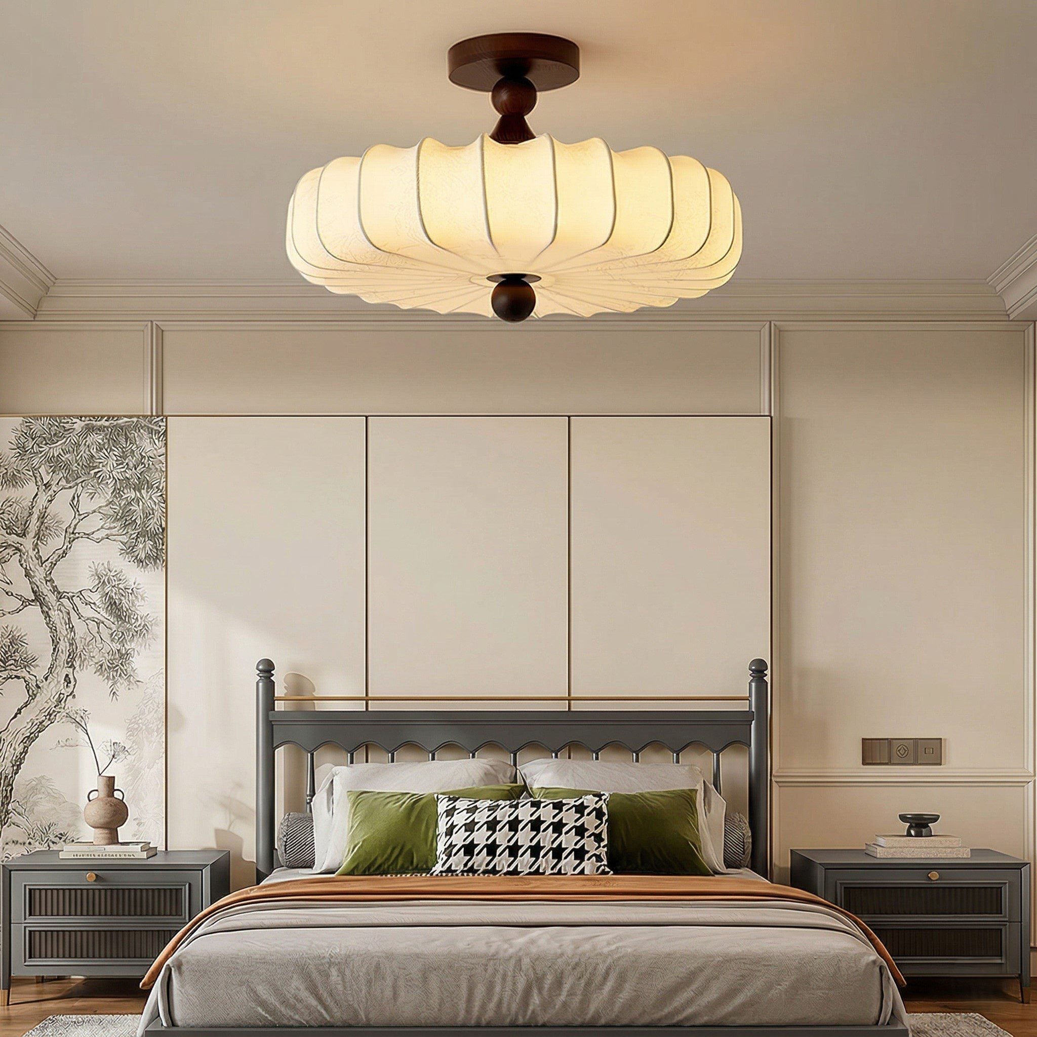 Linen Ceiling Light view 1