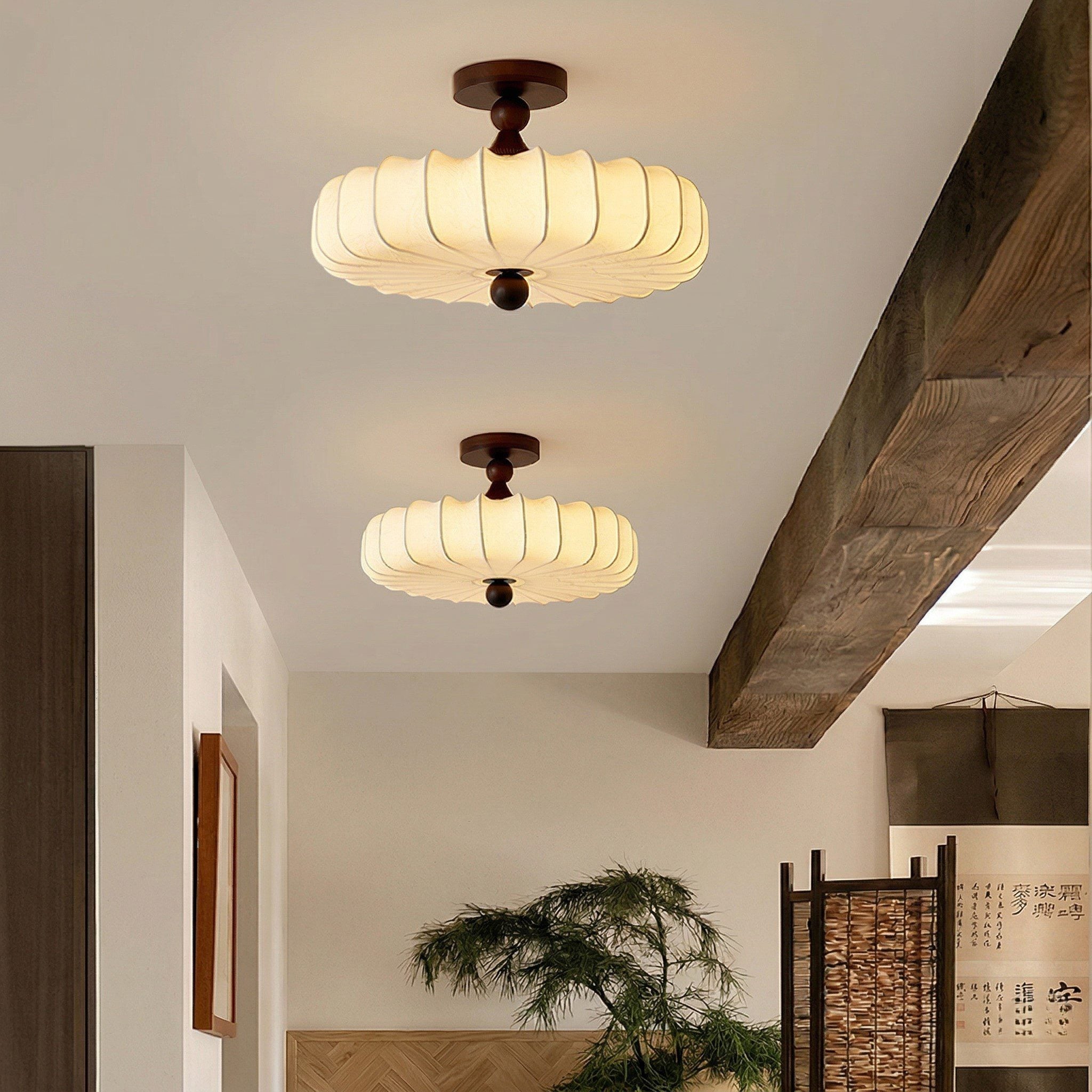 Linen Ceiling Light view 6