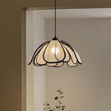 Linen Flower Pendant Light view 1
