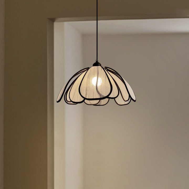 Linen Flower Pendant Light view 2