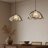 Linen Flower Pendant Light view 3