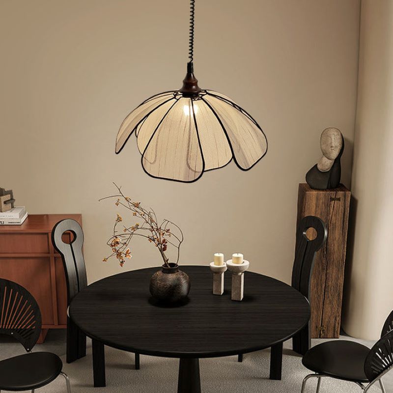Linen Flower Pendant Light view 4
