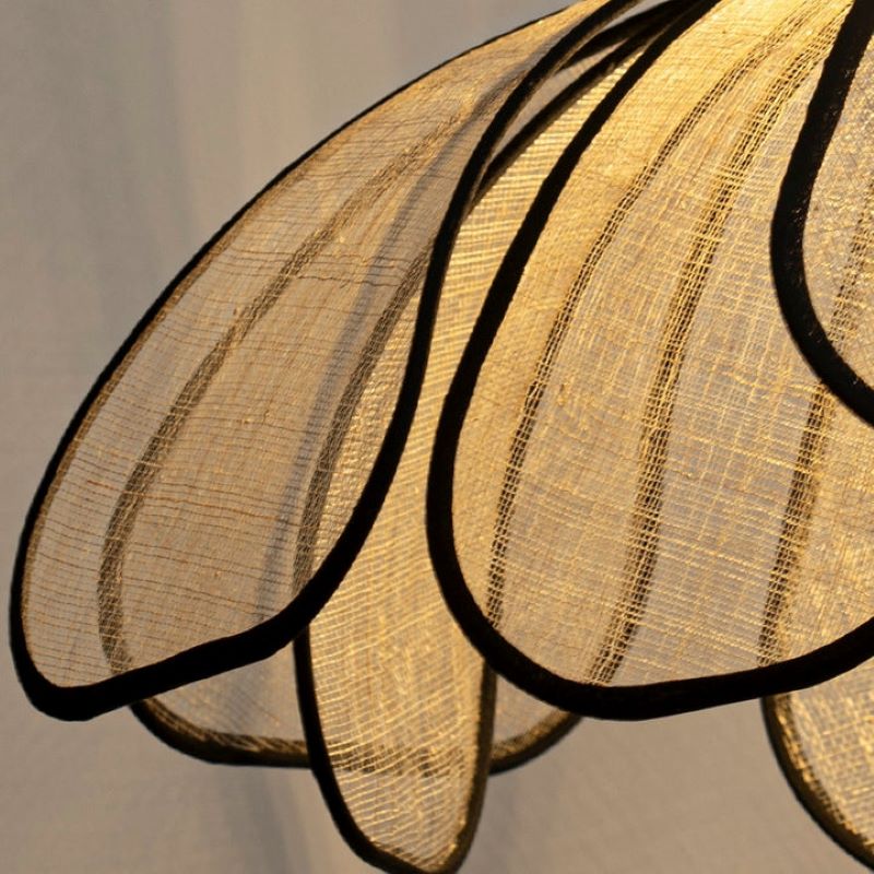 Linen Flower Pendant Light view 6