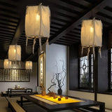 Linen Lantern Pendant Light view 4