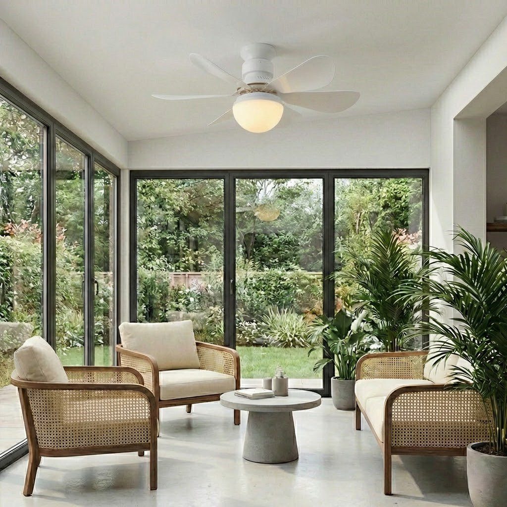 Low Profile Ceiling Fan with Light view 6