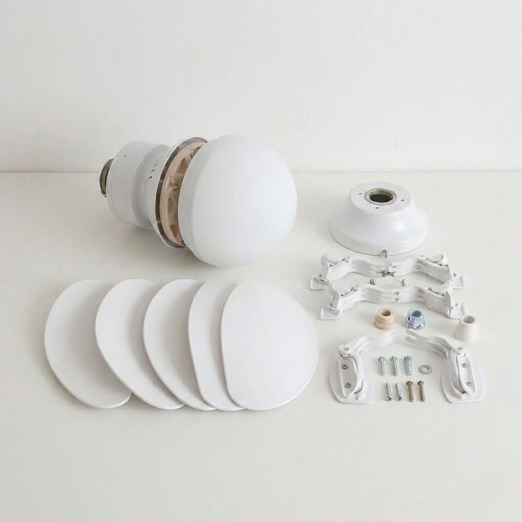Low Profile Ceiling Fan with Light view 8