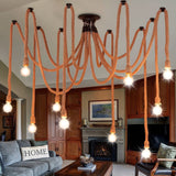 Lustre suspension corde view 3