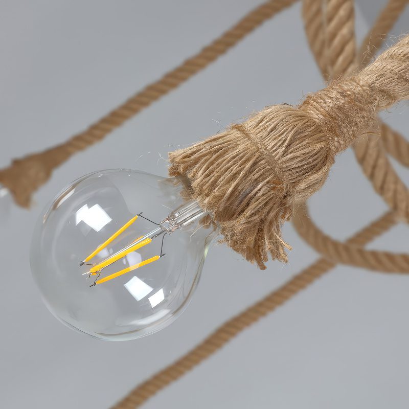 Lustre suspension corde view 7
