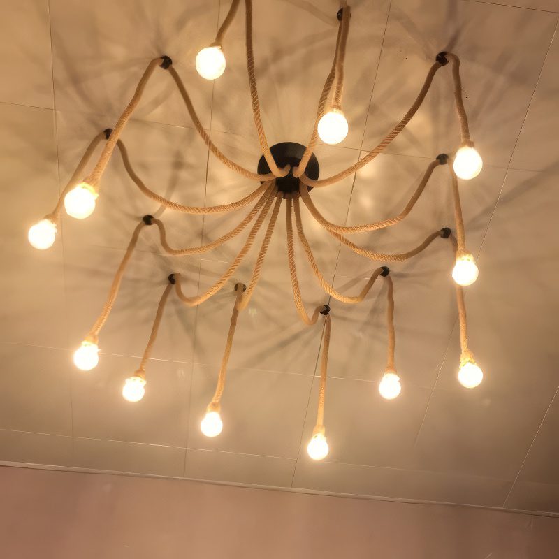 Lustre suspension corde view 4