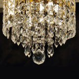 Gold Crystal Cascade Ceiling Light view 6