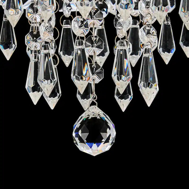 Gold Crystal Cascade Ceiling Light view 9