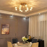 Gold Globe Flower Ceiling Light