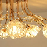 Gold Globe Flower Ceiling Light view 4