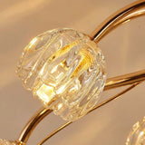 Gold Globe Flower Ceiling Light view 5