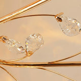 Gold Globe Flower Ceiling Light view 9