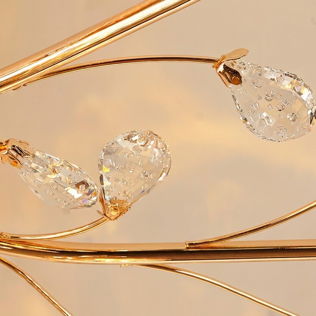 Gold Globe Flower Ceiling Light view 9
