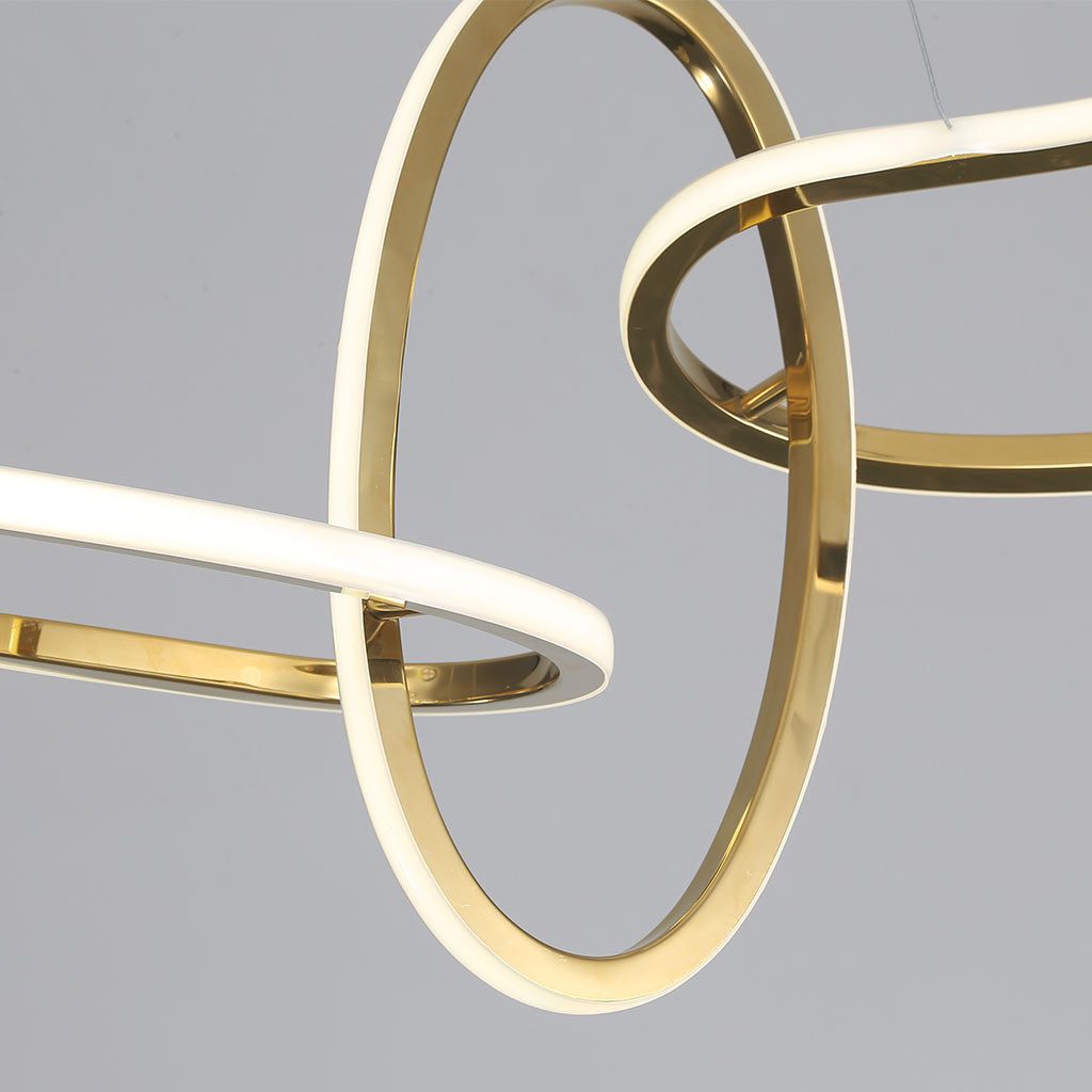 Suspension design LED ruban ondulé view 9