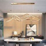 Suspension design LED ruban ondulé view 6