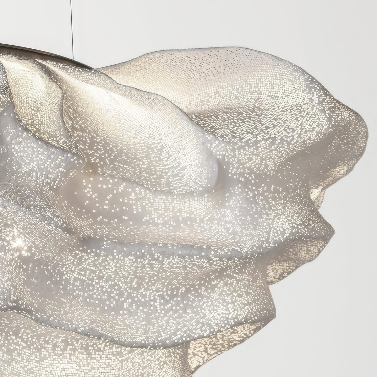 Silver Glass Cloud Pendant Light - image 10