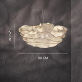 Silver Glass Cloud Pendant Light view 3