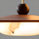 Marble and Wood Pendant Light view 6