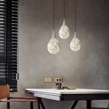 Marble Teardrop Pendant Light view 4
