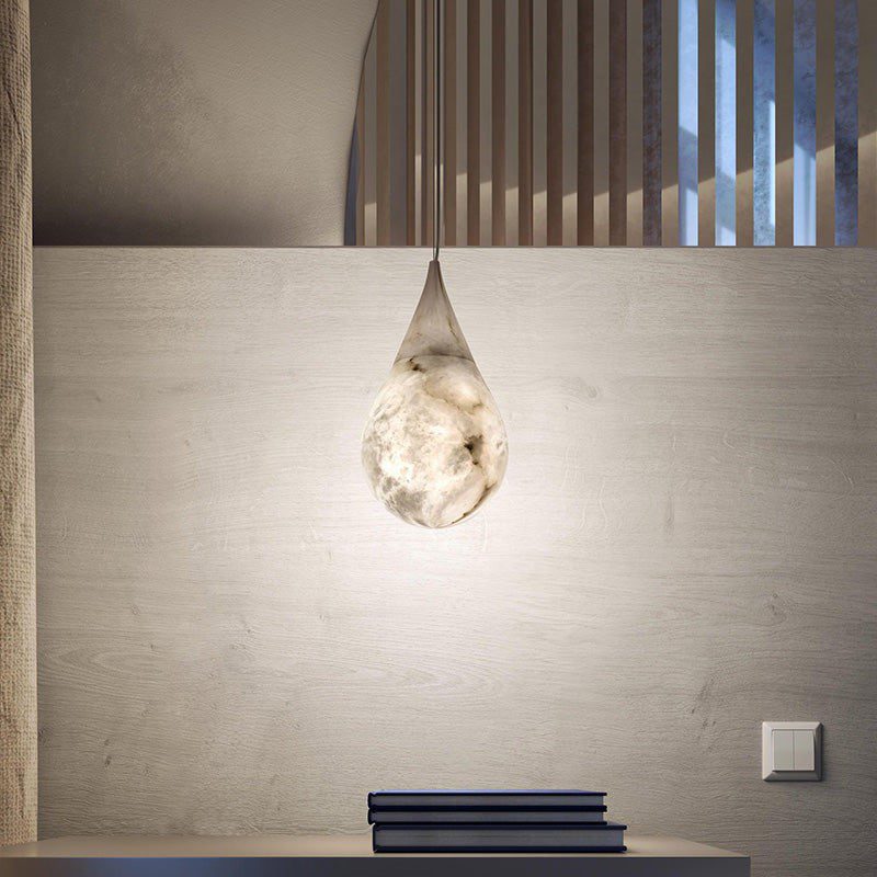 Marble Teardrop Pendant Light view 6
