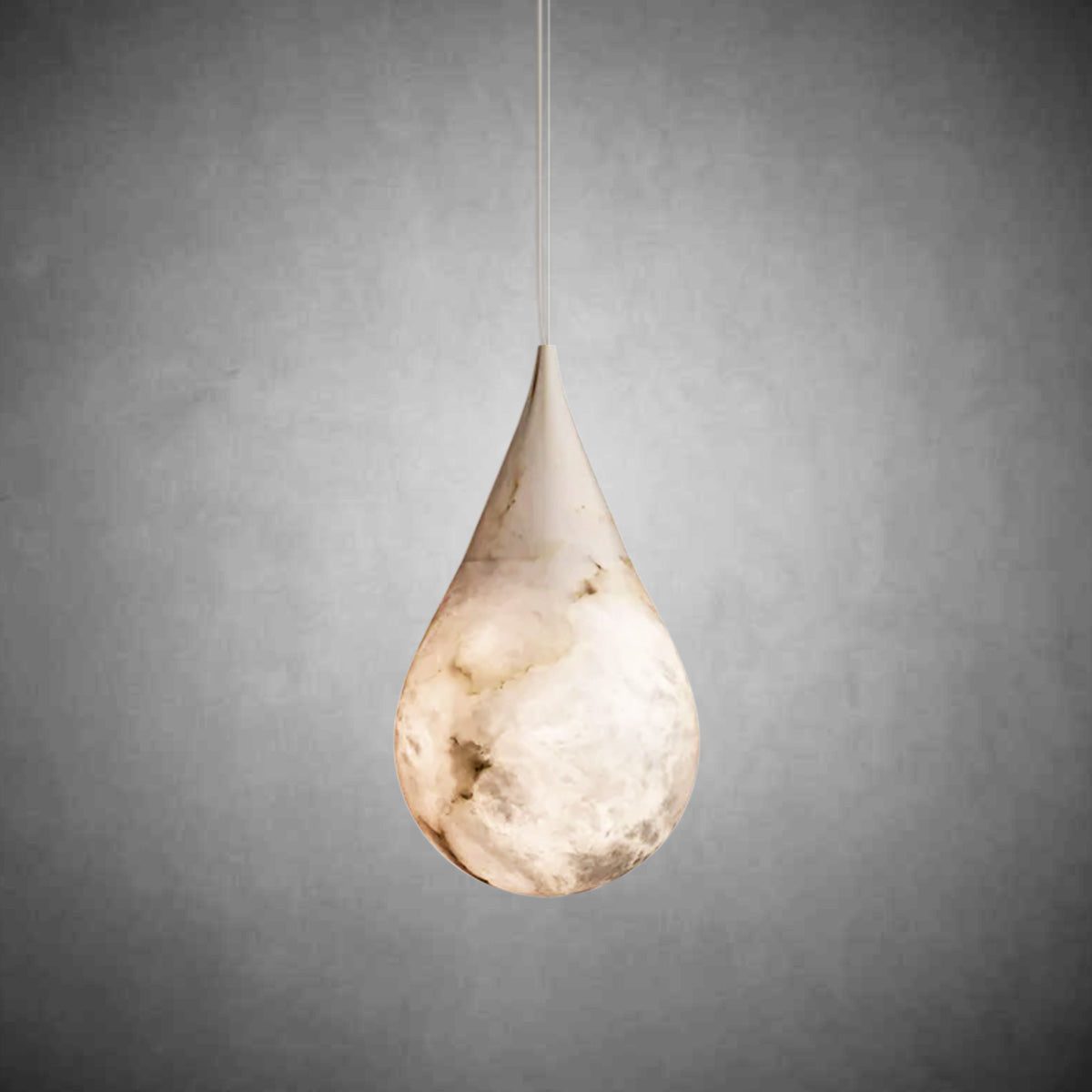 Marble Teardrop Pendant Light view 9