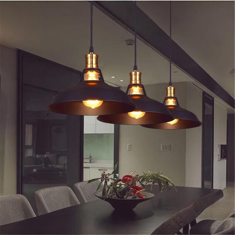 Matt Black Pendant Light view 5