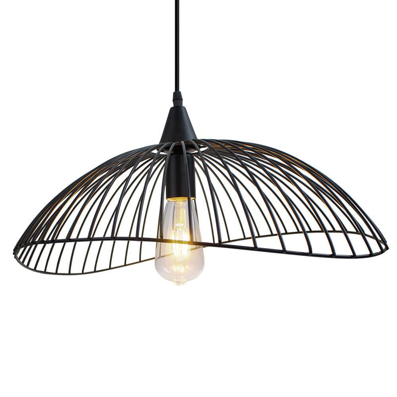 Black Wire Pendant Light