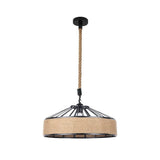 Suspension luminaire corde industrielle view 1