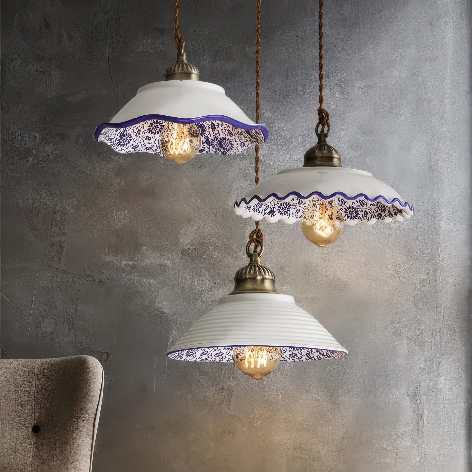 Mediterranean Ceramic Pendant Lights view 8
