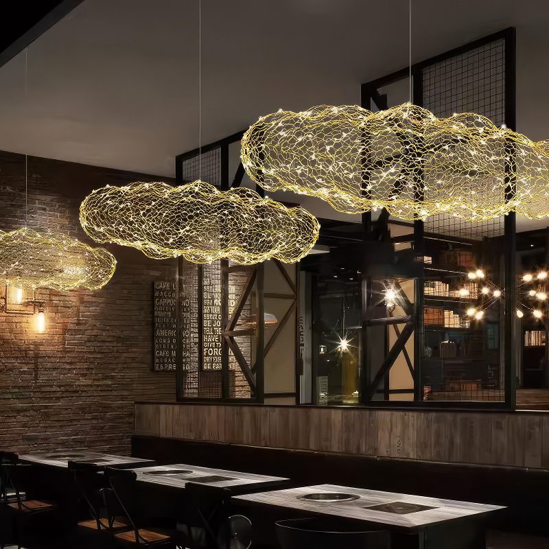 Mesh Cloud Pendant Light view 3