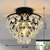 Crystal Droplet Mini Chandelier view 3