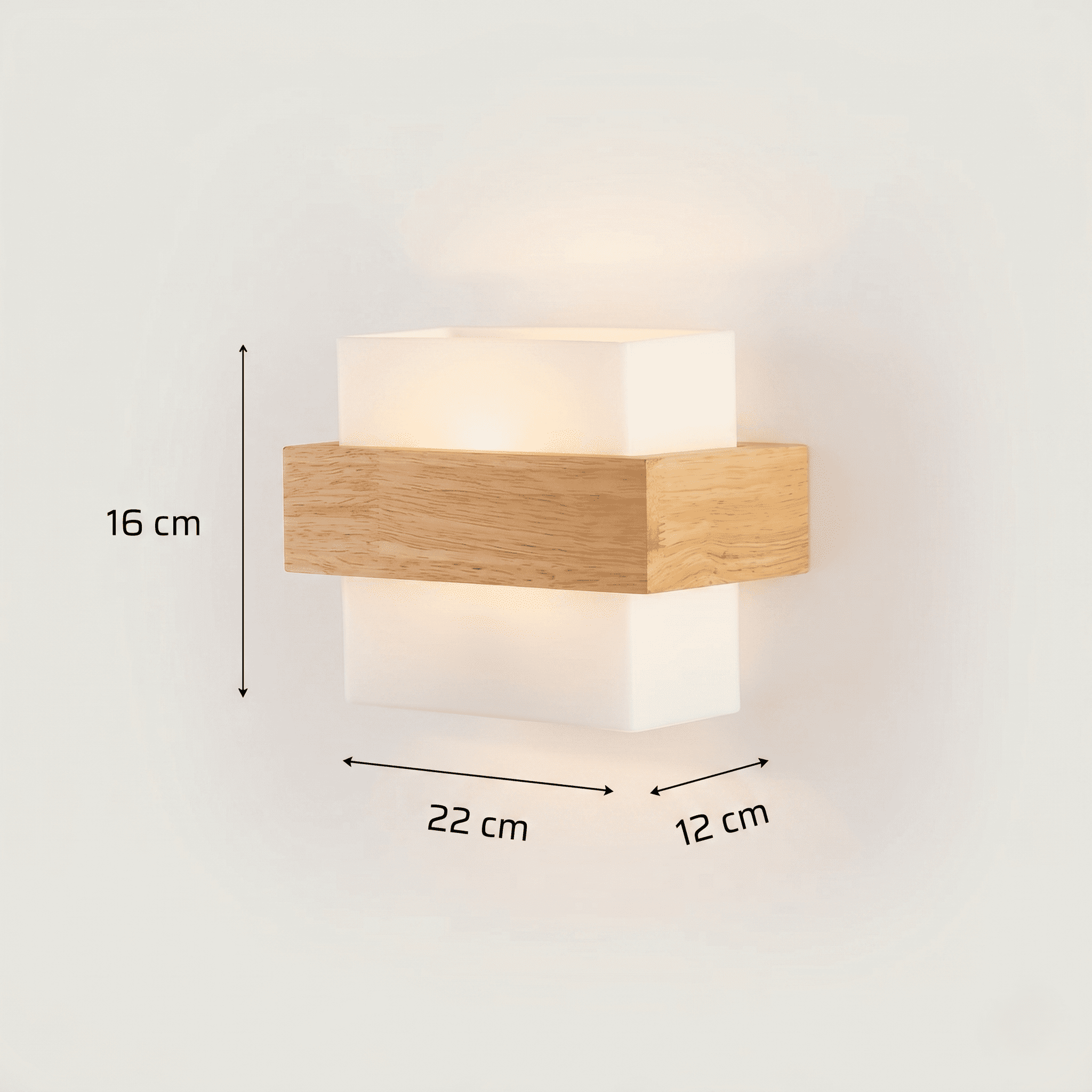 Minimalist Wood Wall Light view 8