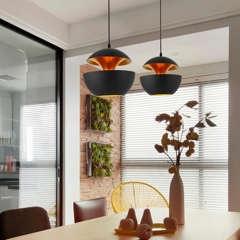 Modern Black Pendant Light view 3