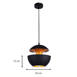 Modern Black Pendant Light view 6