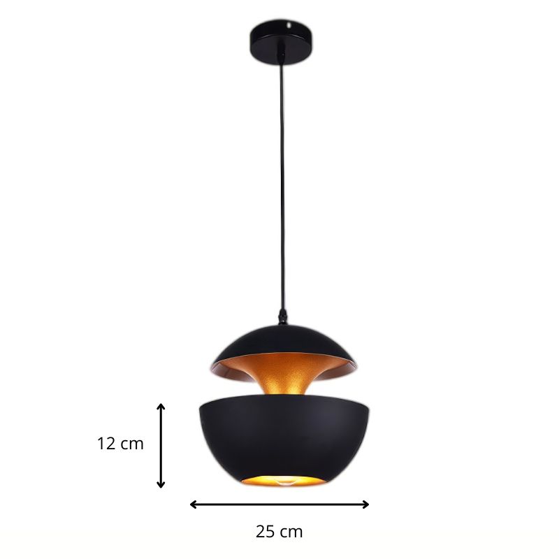 Modern Black Pendant Light view 6