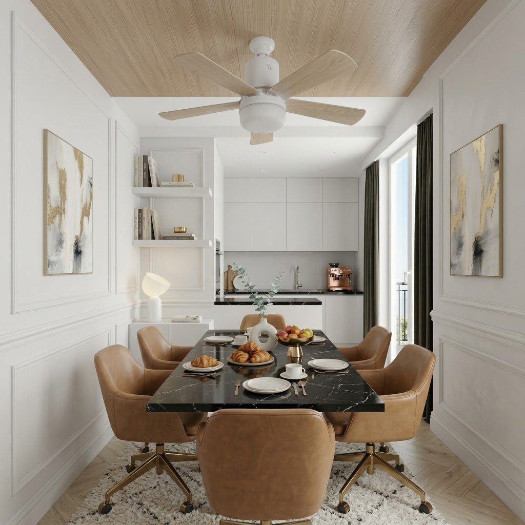 Modern Ceiling Fan with Light view 3