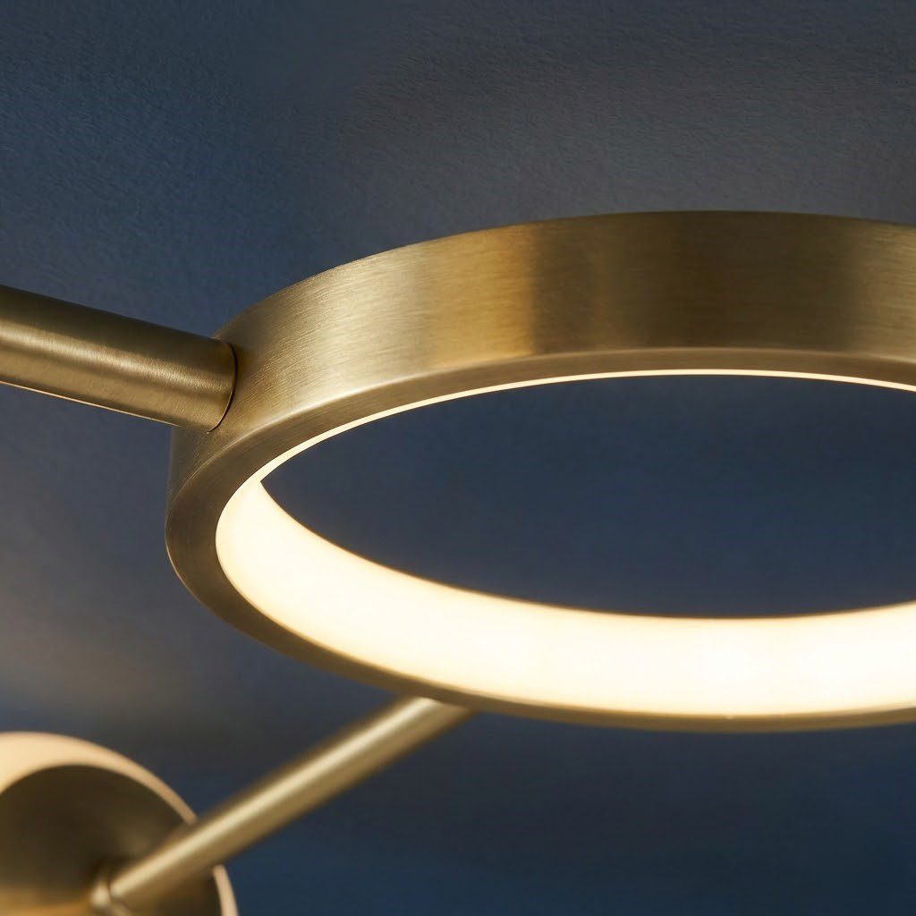 Modern Gold Ceiling Light view 8