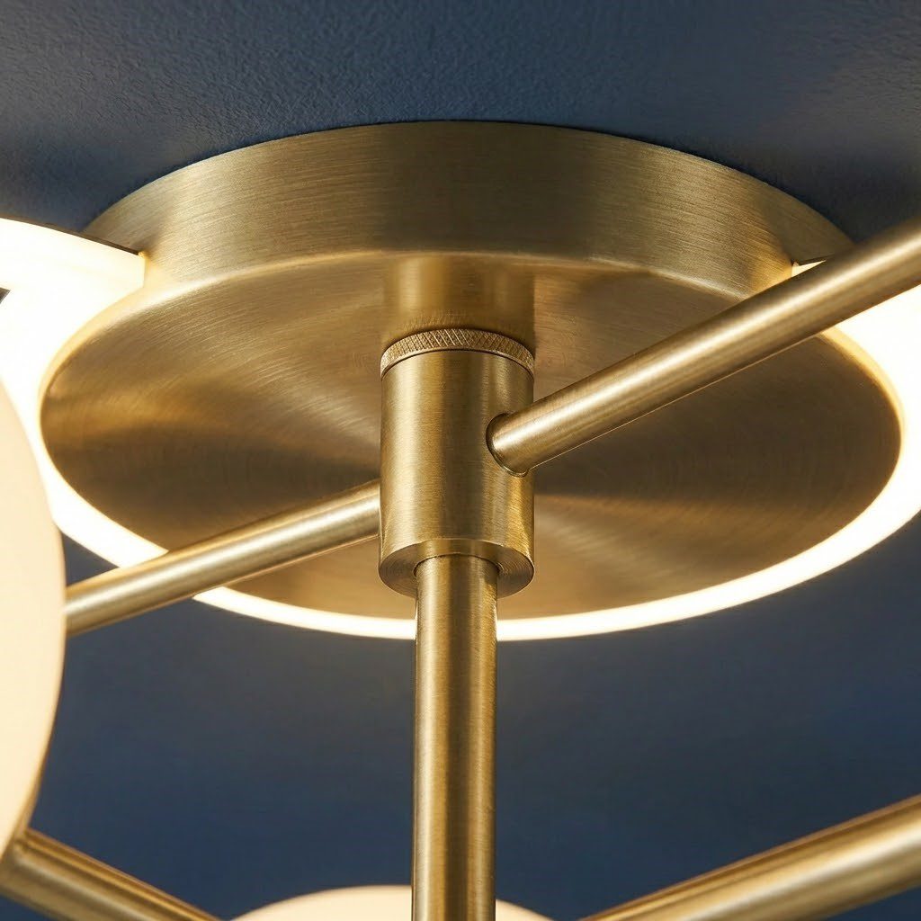 Modern Gold Ceiling Light view 9