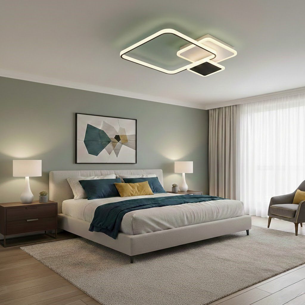 Modern Square LED Ceiling Light view 5