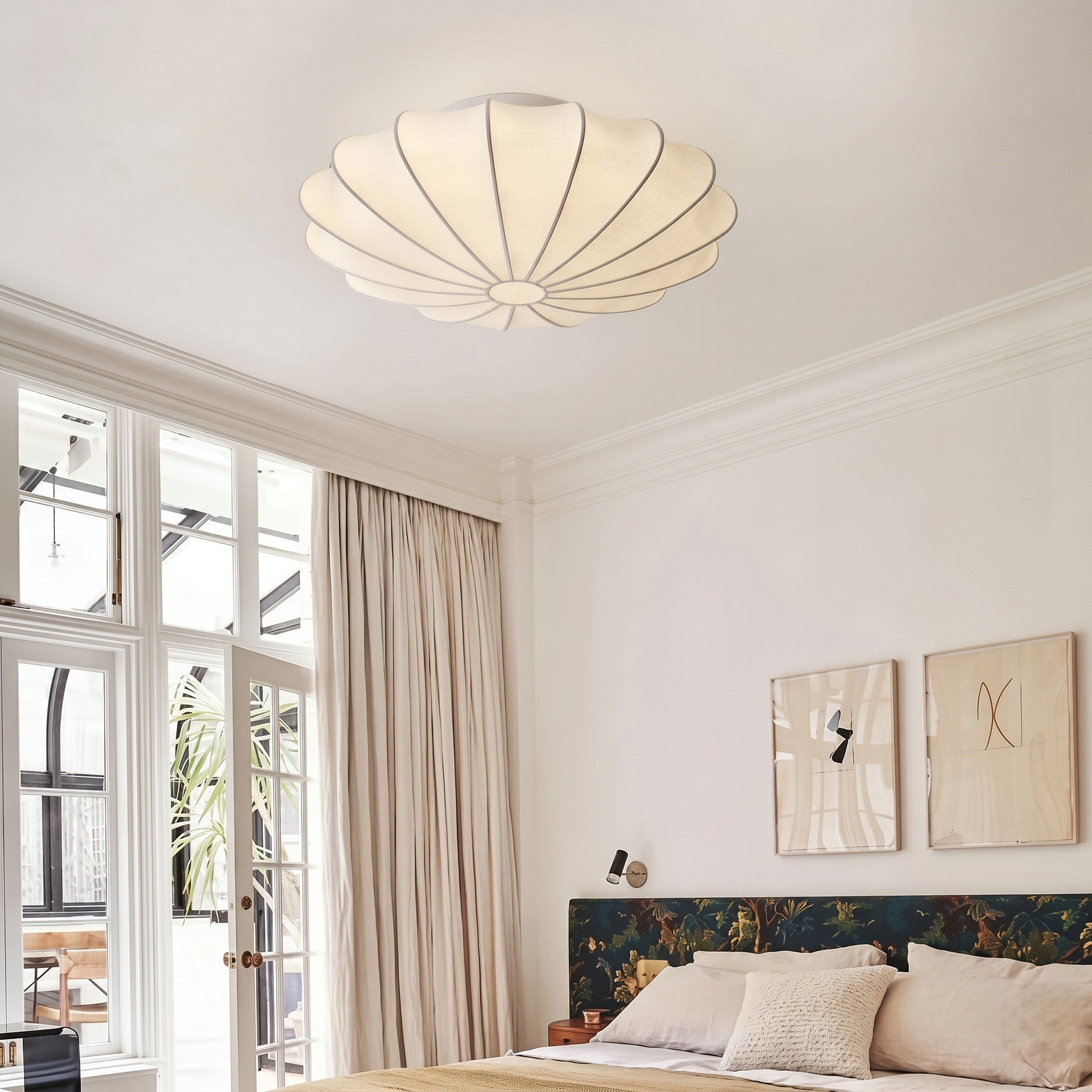 Modern White Ceiling Light view 4