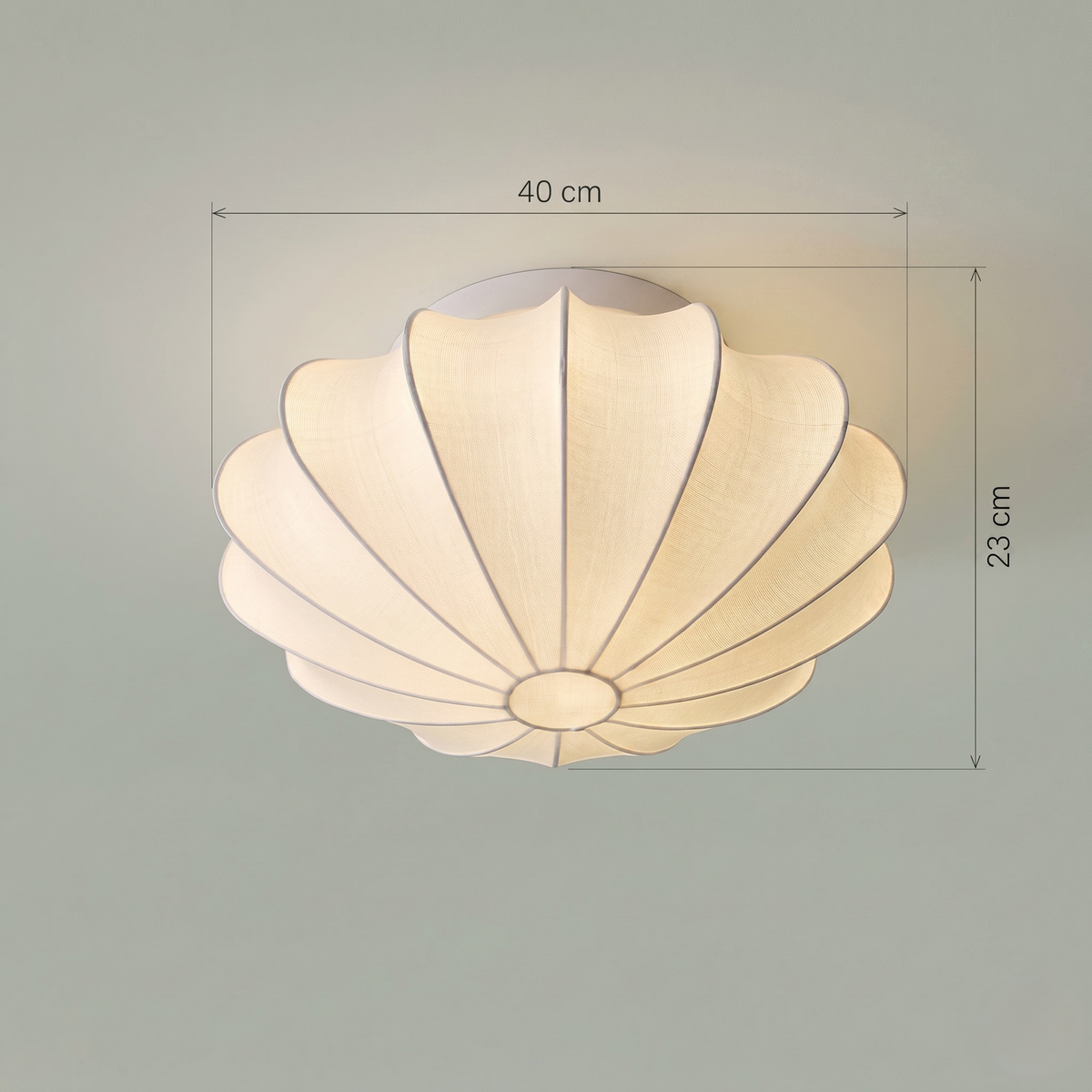 Modern White Ceiling Light - image 5